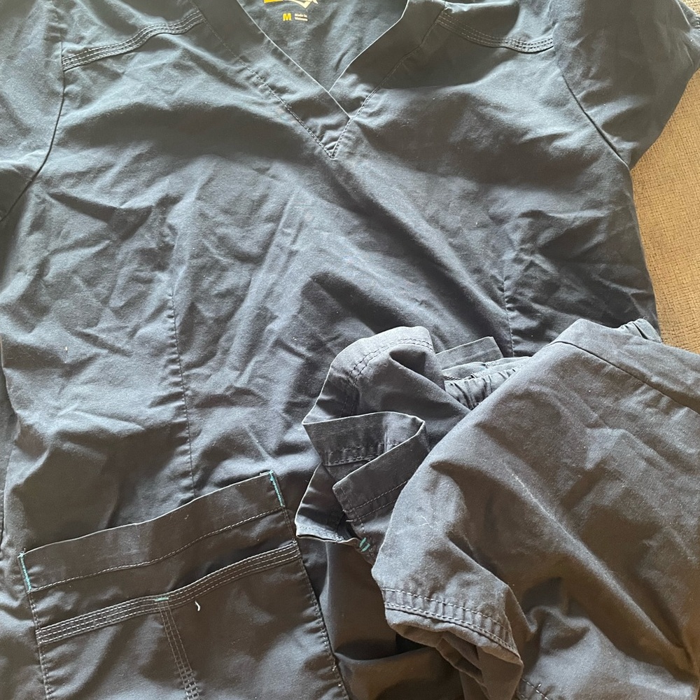 Navy Scrub Set